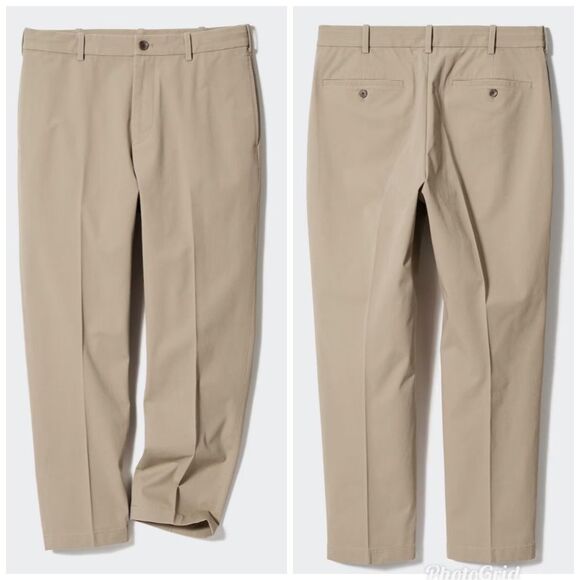 Uniqlo Smart Ankle Pants (2-Way Stretch, Cotton) 24.5” inseam - Picture 1 of 11